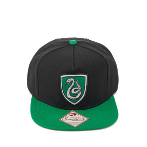 Harry Potter Slytherin Snapback Cap - Black