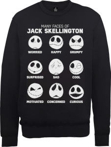 Felpa Disney The Nightmare Before Christmas Jack Pumpkin Faces Black