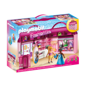 Playmobil Fashion Girls Take Along Fashion Boutique with Changeable Clothing (6862)