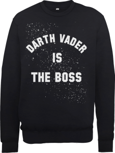 Star Wars Darth Vader Is The Boss Sweatshirt - Black