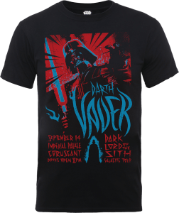 T-Shirt Homme Dark Vador Rock Poster - Star Wars - Noir