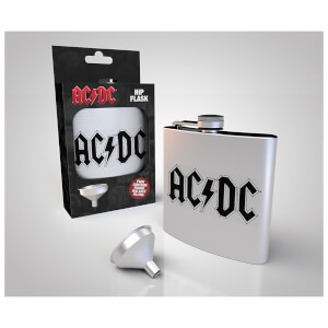 AC/DC Logo Hip Flask