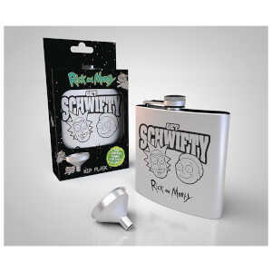Rick and Morty Get Schwifty Hip Flask