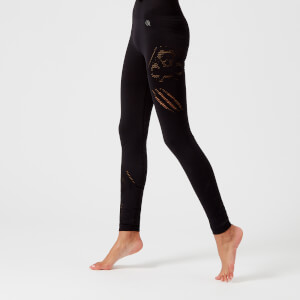 Pepper & Mayne Women's Lazer Cut Leggings - Pitch Black