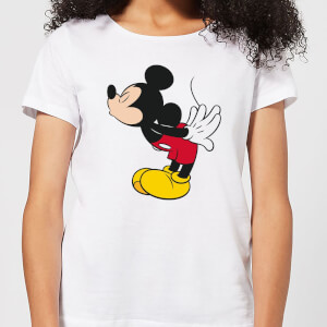 T-Shirt Femme Bisou Mickey Mouse (Disney) - Blanc