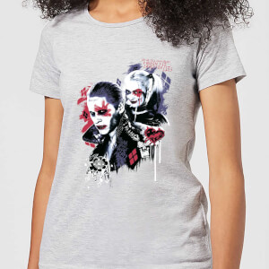 DC Comics Suicide Squad Harleys Puddin Women's T-Shirt - Grey