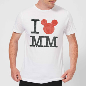 Disney Mickey Mouse I Heart MM T-Shirt - White