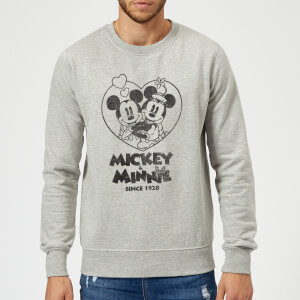 Disney Minnie Mickey Since 1928 Sweatshirt - Grey