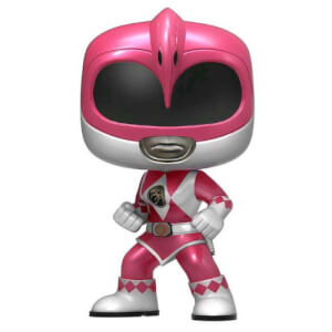 Figura Funko Pop! EXC. Ranger Rosa Metálico - Power Rangers