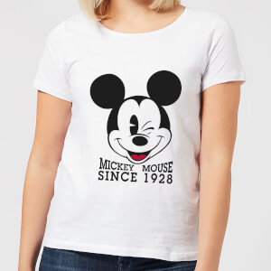 Camiseta Disney Mickey Mouse Since 1928 - Mujer - Blanco