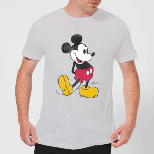 Disney Mickey Mouse Classic Kick T-Shirt - Grey