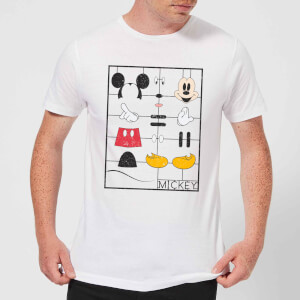Disney Mickey Mouse Construction Kit T-Shirt - White
