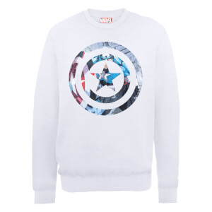 Marvel Avengers Assemble Captain America Sweatshirt - White