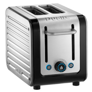 Dualit 26505 Architect 2 Slot Toaster - Brushed Steel/Black