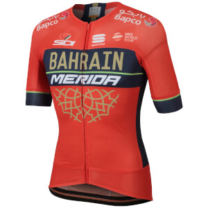 Sportful Men's Bahrain Merida BodyFit Evo Race Jersey