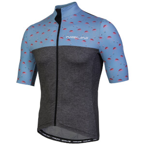 Nalini Centenario Short Sleeve Jersey - Grey/Flamingo
