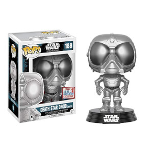 Star Wars Rogue One Chrome Death Star Droid EXC Pop! Vinyl Figure