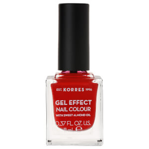 KORRES Gel-Effect Sweet Almond Nail Colour – 53 Royal Red 11 ml