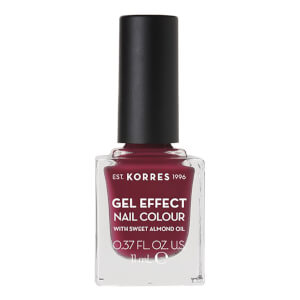 KORRES Natural Gel Effect Nail Colour - Berry Addict 11ml