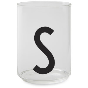 Design Letters Drinking Glass - S