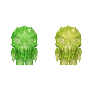 H.P Lovecraft Cthulhu Green and Yellow Hikari XS Vinyl Figure 2 Pack