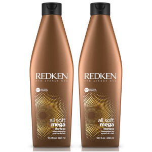 Dúo de champús All Soft Mega de Redken (300 ml)