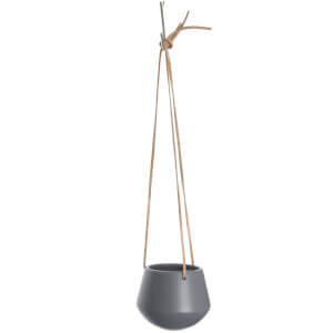 Present Time Small Skittle Hanging Pot - Matt Warm Grey
