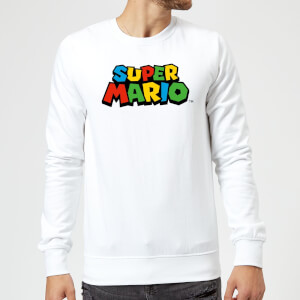 Sudadera Nintendo Super Mario Logo - Hombre - Blanco