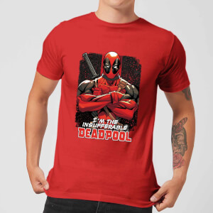 Marvel Deadpool Crossed Arms T-Shirt - Red