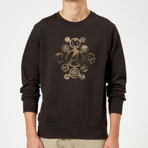 Sudadera Marvel Vengadores: Infinity War Icon - Hombre - Negro