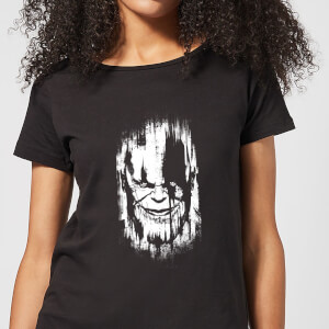 T-Shirt Femme Avengers Infinity War ( Marvel) Visage Thanos - Noir