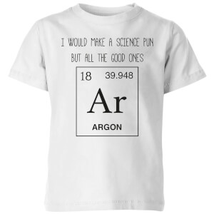 Periodic Pun Kids' T-Shirt - White