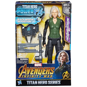 Hasbro Marvel Avengers Infinity War Titan Heroes Power FX Black Widow Action Figure