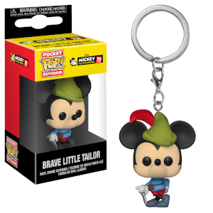 Disney Mickey's 90th Brave Little Tailor Pop! Vinyl Keychain