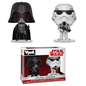 Star Wars Empire Strikes Back Darth Vader and Stormtrooper Vynl.
