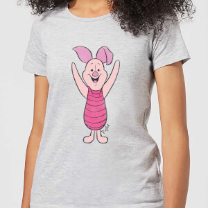 Disney Winnie The Pooh Piglet Classic Women's T-Shirt - Grey