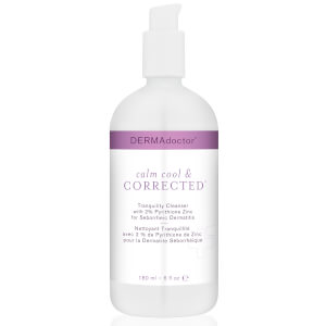 DERMAdoctor Calm Cool and Corrected Tranquility Cleanser with 2% Pyrithione Zinc for Seborrheic Dermatitis