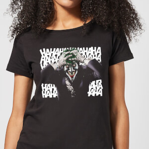 DC Comics Batman Killing Joker HaHaHa Women's T-Shirt - Black