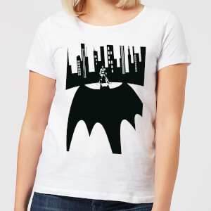 DC Comics Batman Bat Shadow Women's T-Shirt - White