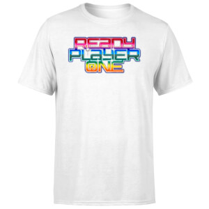 Ready Player One Rainbow Logo T-Shirt - White