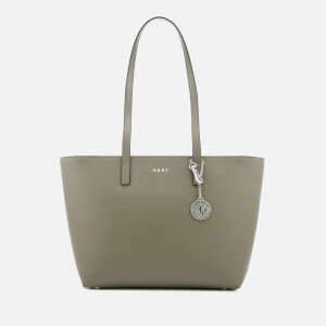 DKNY Women's Bryant Medium Sutton Textured Leather Tote Bag - Soft Clay