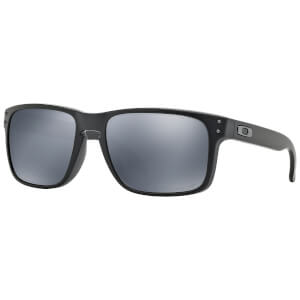Oakley Holbrook Polarized Sunglasses - Matte Black/Black Iridium