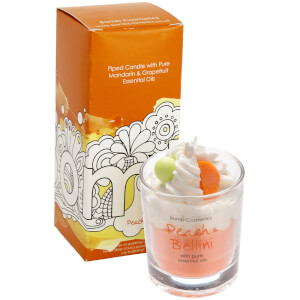 Bomb Cosmetics Peach Bellini Piped Candle