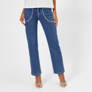See By Chloé Women's Stone Wash Jeans - Shady Cobalt