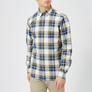 Barbour International Men's Spiral Long Sleeve Shirt - Dark Denim