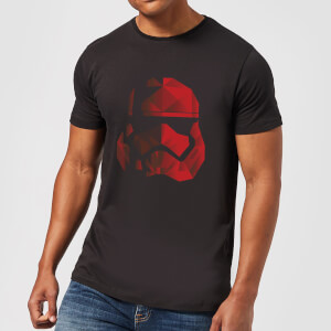 Camiseta Star Wars Los Últimos Jedi Casco Stormtrooper Cubista - Hombre - Negro