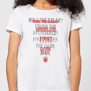Star Wars Dark Side Echo Weiß Damen T-Shirt - Weiß
