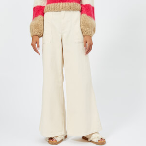 Ganni Women's Bluebell Trousers - Vanilla Ice