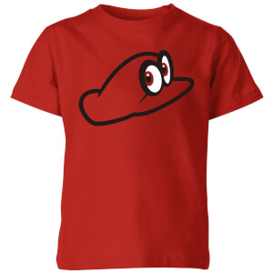 Nintendo Super Mario Odyssey Cappy Kinder T-shirt - Rood