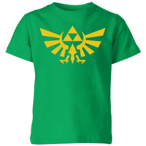 Nintendo The Legend Of Zelda Hyrule Kinder T-Shirt - Grün